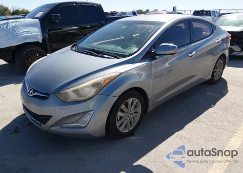 2014 Hyundai Elantra Se from USA, damaged, VIN KMHDH4AE2EU163532